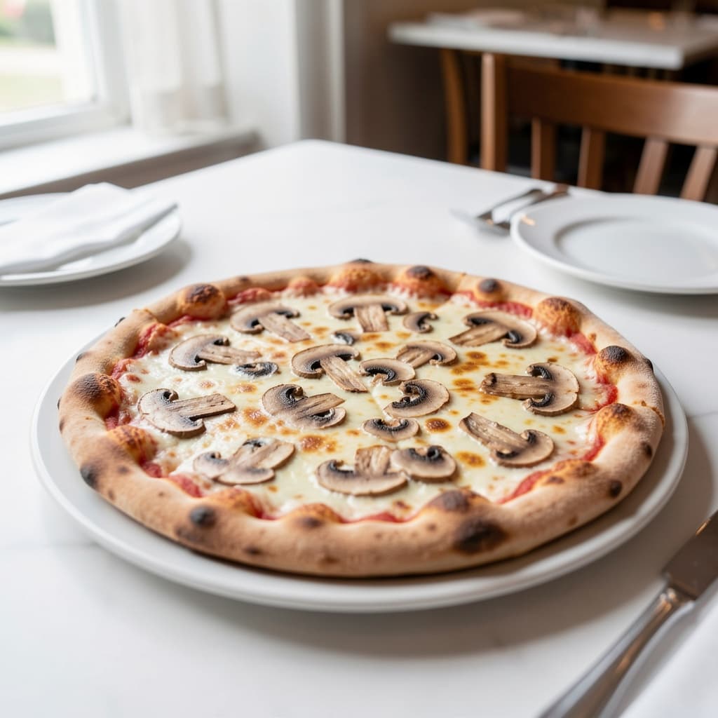 Mushroom pizza