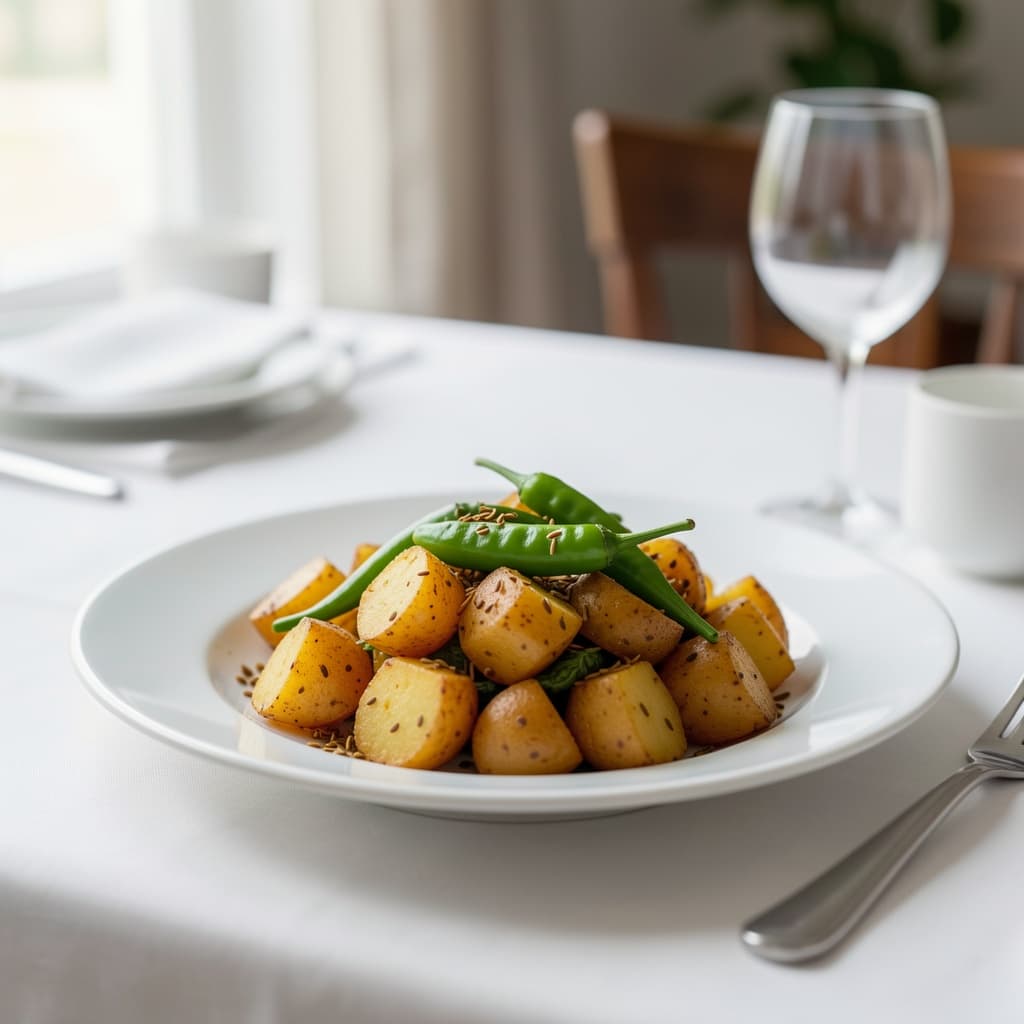 Jeera Chilli Aloo