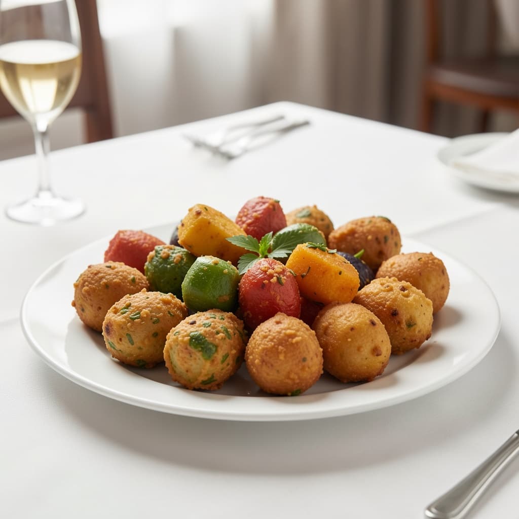 Assorted Veg Pakora Platter